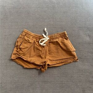 Volcom Brown Mini Shorts
